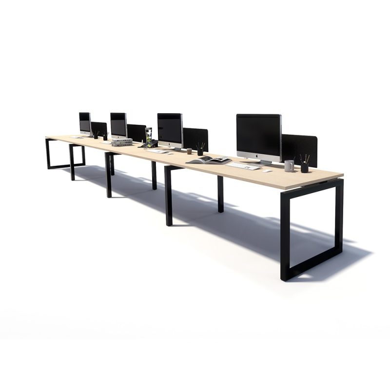 4-seat office desk