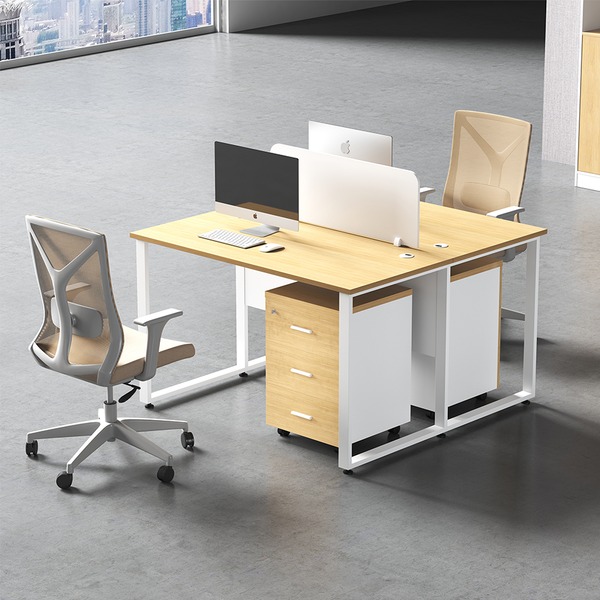 123312Rollins3DrawerMobilePedest 4-Person Office workstation