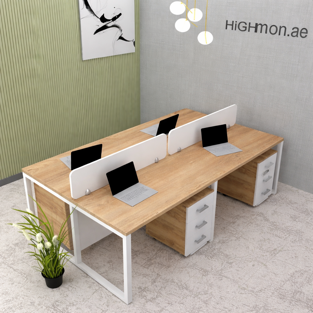Modern 4-person office workstationIRR-559 Modern 4-person office workstation