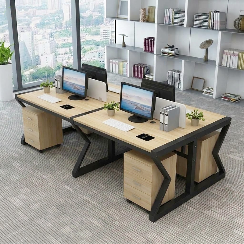 4 People Staff Office Table Design